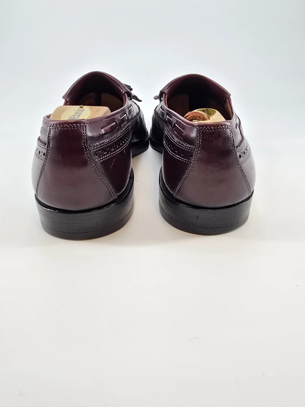 Allen Edmonds Burgundy Tassel Kiltie Wingtip Loafers